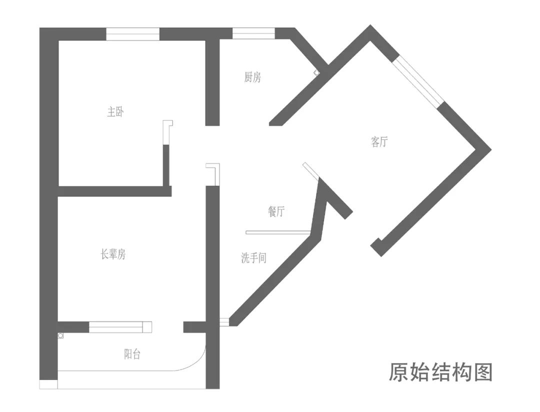 85㎡塞進(jìn)多功能客廳，異戶型變成充滿巧思的北歐小家