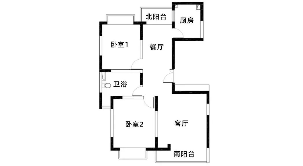 容下一家五口的小兩居，陽臺(tái)改成小餐廳，還有超多收納