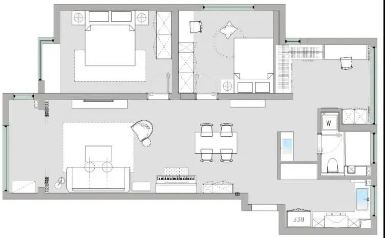 新手媽媽巧用80㎡打造咖啡館の家，僅用了45天！